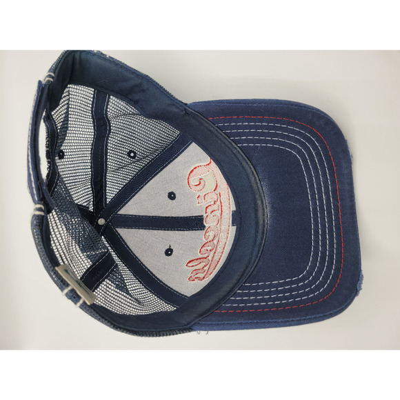 LINCOLN Power Sports Trucker Hat Ball Cap ADJUSTABLE‎ Distressed Mesh Back - Picture 5 of 8